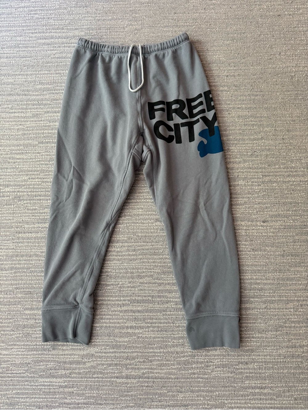 freecity Track Joggers with Blue Logo XS